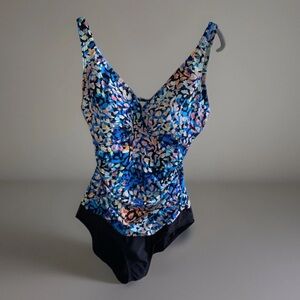 Paradise Bay VINTAGE One Piece Swimsuit‎ Women’s Size 12